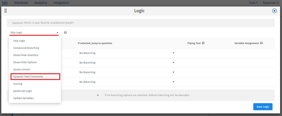 Survey Software Help Image